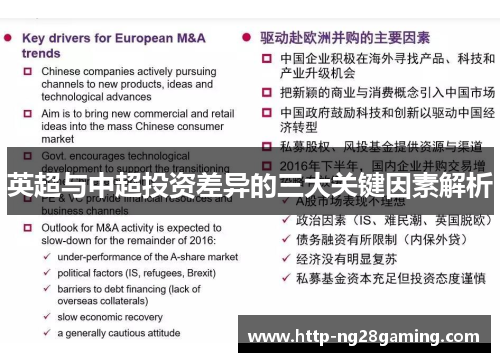 英超与中超投资差异的三大关键因素解析 英超与中超投资差异的三大关键因素解析